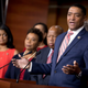 Congressional Black Caucus Chairman Rep. Cedric Richmond (D-La.) speaks at a Congressional Tri-Caucus news conference on Capitol Hill in Washington, D.C., on Sept. 27, 2017, on injustice and inequality in America. Richmond was among many black leaders who blasted White House chief of staff John Kelly for his Oct. 30, 2017, comments about the Civil War during a Fox News interview. (Andrew Harnik/AP Images)